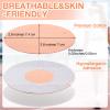 200 Pieces Adhesive Patch CGM Patches Bulk Waterproof CGM Sensor Patches Breathable Glucose Monitor Patch Flexible Breathable Sensor Covers Without Glue in the Center for CGM Sensors view 2