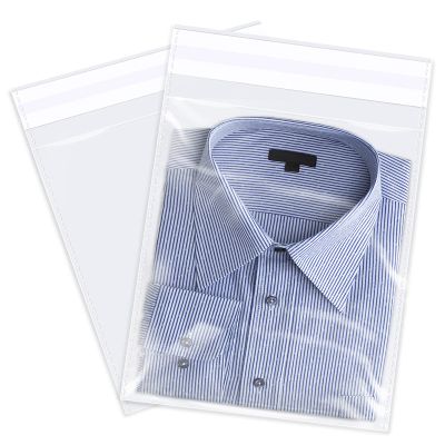 WEPOLY - 9" x 12" (100 Count) Clear Cellophane Bags - Self Sealing Cello Plastic Poly Bags- for A4, Lette Sized Documents, Maketing Mateials, Clothing