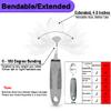 PKPKAUT 2 in 1 Frok/Spoon for Hand Tremors, Adaptive Handicap Spoon for Parkinsons Patients, Parkinson Curved Spoon for Shaking Hands, Liftware Angled Arthritis Spoon for Adults Disabled Elderly view 4