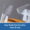 WEPOLY - 10" x 13" (200 Count) Clear Cellophane Bags - Self Sealing Cello Plastic Poly Bags- for Art Prints, Photos, Documents, Clothing, T-Shirt view 4