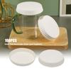 100pcs Disposable Cup Coverware 8 X 8cm Coffee Cup Drinking Lid Paper Cup Cap for Wedding/Parties//Kitchen (8 X 8cm) view 3