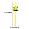 30 PCS Easter Decor Paper Straws for drinking Straw for Party Supplies,Easter,Juice,shakes,Smoothies,Cake pop sticks(Chick) view 2