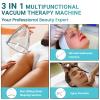 MYSWEETY Vacuum Therapy Machine, 3 in 1 Mutilfunction Cupping Therapy Sets, Professional Facial Skin Care Machine with Spray Gun Beauty Deviece for Salon/Home Use (0-80 cmHg | 1800ML) view 2