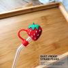 2 Pcs Straw Stopper Creative Straw Plugs Protector Caps Lovely Plugs Lovely Covers Adorable Covers s Caps view 3