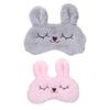 Beavorty 2pcs Plush Eye Masks for Sleeping Adorable Sleep Blindfolds and Soft Comfortable Covers for Travel Napping and Relaxation for Teens and Adults view 1