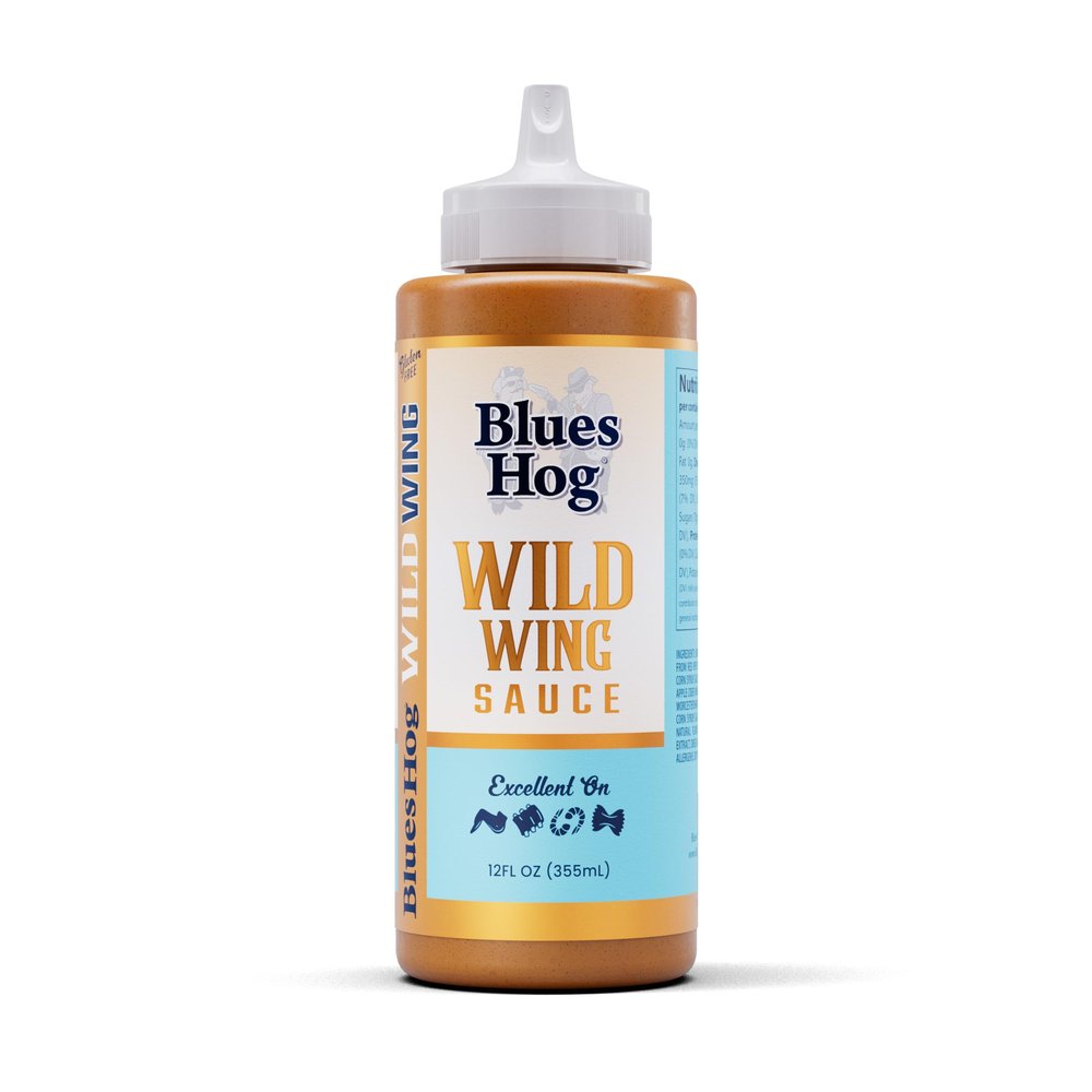 Blues Hog Wild Wing Sauce, Gluten-Free, Gourmet BBQ Sauce & Marinade, Made in the USA, 18.5 oz