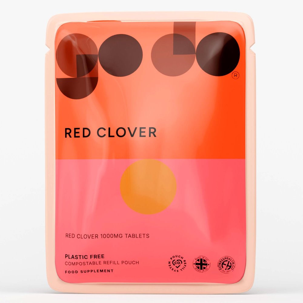 Fitness Health Red Clover Extract 1000MG Tablet - Menopause and Hormonal Health Support - High Strength Isoflavone - Cardiovascular Health - Promote Skin and Hair Health - (120 Tablets)
