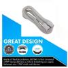 BISTRAS Premium Made in USA - 6 Foot Universal CPAP Tubing Hose - for All CPAP Machines | Standard 22mm, Gray (Pack of 2) view 2