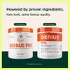The Genius Brand Genius Pre - Clean Pre-Workout Powder for Energy, Focus & Fitness Support - No Artificial Flavors, Preservatives, or Proprietary Blends - Non-GMO - 20 Servings - Sour Cherry view 2
