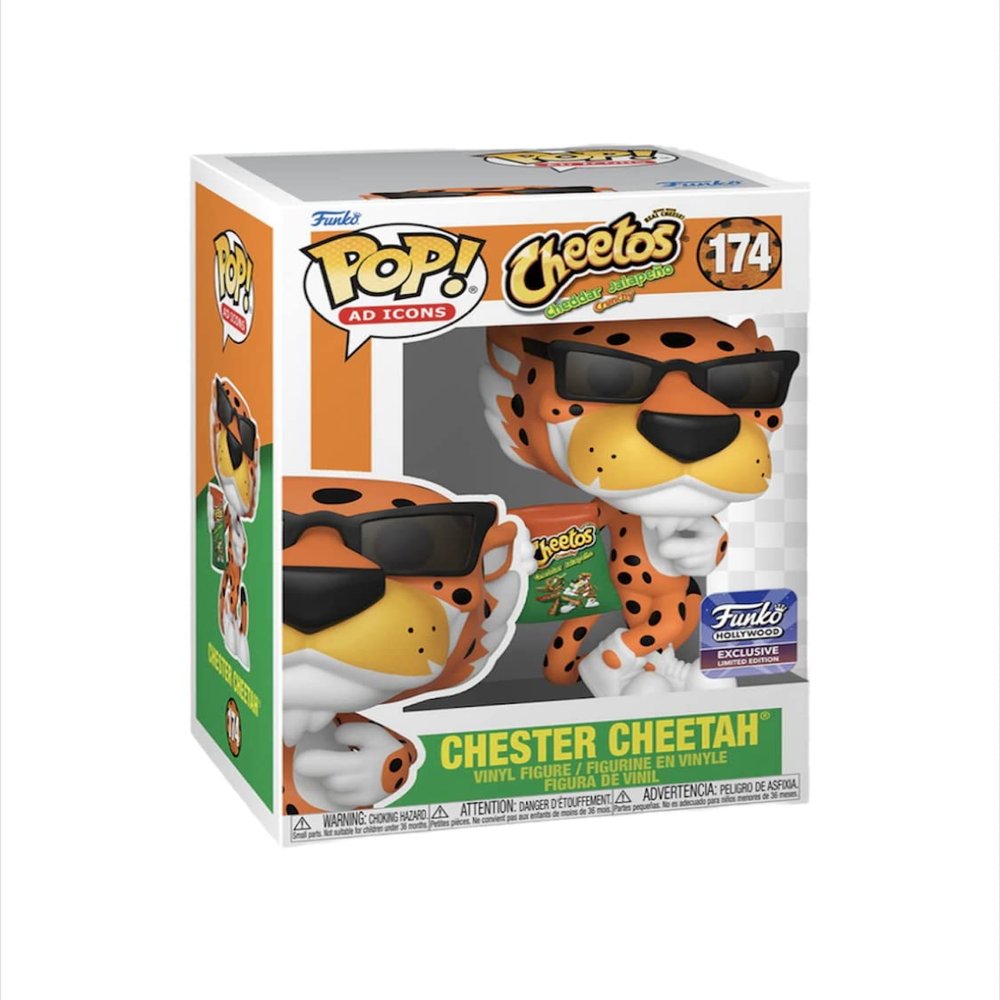 FUNKO Chester Cheetah Cheddar Jalapeno Cheetos Hollywood Exclusive Vinyl Figure