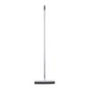 Rubber Bristle Broom for Hardwood Floors, Tiles, Carpets, Wood, and Vinyl Salon Broom, Rubber Squeegee Broom, Rug Broom, Rubber Rake for Human Hair, Pet Hair, Fur, Lint, Liquid, Grey, by Superio view 1