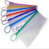 288 PC (6 PKS) Dental Carrying Case w/Business Card Holder (Zip Lock Patient Pack 4"x10") Patients Toothbrush Case | Dental Zipper Pouch for Patient Giveaway Bags (Assorted (Mix) view 1