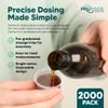 [2000 Pack - 1 oz.] Pruvade Disposable Medicine Cups with Graduated Dosage Lines for Pills or Liquid, Single Serve Measuring for Home, Nurse, Hospital, Medical Care, Resin Mixing, Mouthwash |2000 Pack view 2
