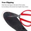 Height Increase Insoles 3 Layers, 1.2 to 2.4 Inches, Universal Breathable Non-Slip Shoe Lift Inserts, Variable Height Increasing Heel Protector Pads with Air Cushion for Women and Men, 1 Pair. (Black) view 3