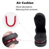 Height Increase Insoles 3 Layers, 1.2 to 2.4 Inches, Universal Breathable Non-Slip Shoe Lift Inserts, Variable Height Increasing Heel Protector Pads with Air Cushion for Women and Men, 1 Pair. (Black) view 4