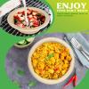 Greensight 16oz Paper Bowls - 200 Pack Disposable, Heavy Duty, Compostable & Biodegradable, Microwavable for Hot Soup, Salad, Ice Cream view 2