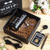 12 Pcs Ring Security Wedding Ring Bearer Gift Include Groomsmen Gift Boxes, Bow Tie, Badge, Sunglasses, Card, Earpiece Tube, Diamond Pen, Groomsmen Proposal Box for People Over 6+ view 4