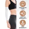 Evridwear Eczema Arm or Leg Sleeves, 5 Pairs Pure Cotton Fabric Prevent Scratching and Rubbing Eczema Skin Diseases Diabetes for Adults(M) view 3