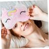 COHEALI Portable Plush Eye Mask for Boy Girl Breathable Mask Soft Cartoon Eye Cover for Travel and Comfortable Naps for Relaxation view 3