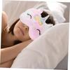 COHEALI Portable Plush Eye Mask for Boy Girl Breathable Mask Soft Cartoon Eye Cover for Travel and Comfortable Naps for Relaxation view 4