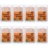 Gerrii 800 Pcs Cinnamon Toothpicks 8 Boxes Wooden Cinnamon Toothpicks for Adults Cinnamon Flavored Toothpicks with Clear Plastic Boxes, 100 Pcs for Each Box view 1