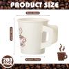 Tessco for you 200 Count 4 oz Disposable Espresso Paper Cups Bulk with Handle, Ideal for Party Hot Cold Drinking Coffee, Tea, Cocoa, Juice, Picnic, Home, Office, Travel and Events view 2