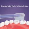 PandaEar 3 Pack Silicone Toddler Toothbrushes 0 to 18 Months, Baby Tongue Cleaner + U-Shaped ToothScrubber + First Toothbrush Teething, Gum Oral Cleaner view 3