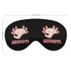 Cute Axolotls Sleep Mask Lightweight Blindfold Mask Eye Mask Cover with Adjustable Strap for Men Women view 2