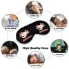 Cute Axolotls Sleep Mask Lightweight Blindfold Mask Eye Mask Cover with Adjustable Strap for Men Women view 4