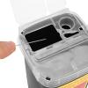 TorSor 2 Pack Sharps Container Blade Disposal Containers Tattoo Syringe Needle Trash Can Case Barber Razor Storage Dispenser Biohazard Infectious Waste Case for Home Professional Use (2PCS) view 4
