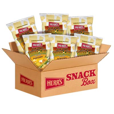 Herrs Popcorn, Fire Roasted Sweet Corn Flavor, Gluten Free, 4 Ounce (Pack of 6 bags)
