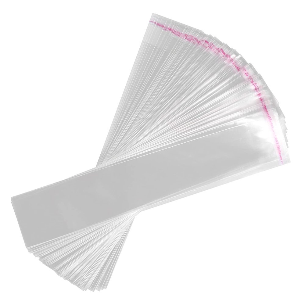 Homoyoyo Cellophane Bags Cellophane Bags 200pcs Bags Clear Display Bags for Bakery Cookies Party Decorative Envelopes Pictures Treat Bags Treat Bags