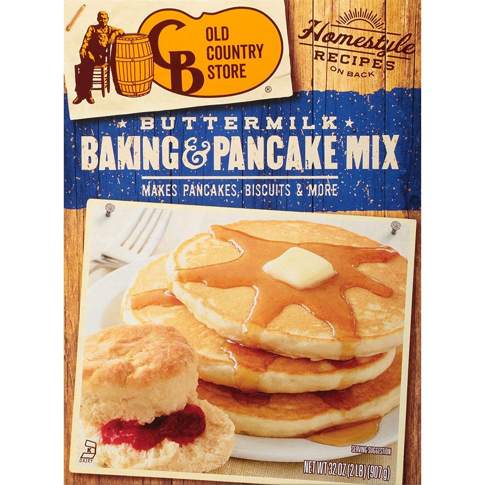 Cracker Barrel Old Country Store Buttermilk Baking and Pancake Mix 32 Ounce (Pack of 2)