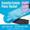 Gel Ice Packs for Injuries Reusable, Hot & Cold Gel Wrap (4 Pack), Adjustable & Flexible, Long Lasting Instant Compression for Back, Knees, Shoulders, Elbows, Neck, Foot & Ankle view 3