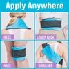 Gel Ice Packs for Injuries Reusable, Hot & Cold Gel Wrap (4 Pack), Adjustable & Flexible, Long Lasting Instant Compression for Back, Knees, Shoulders, Elbows, Neck, Foot & Ankle view 4