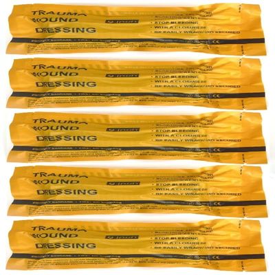 6 Inch Israeli Emergency Bandage Compression Pressure Trauma Wound Dressing Sterile Vacuum Sealed Medical First Aid IFAK Multi (5)