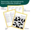 Keeping Busy Crossword Large Print Adult Puzzle 6 Reusable Sheets, Clue Guides & Marker Dementia Activities for Seniors | Alzheimers Activities for Dementia Patients | Best Gifts for Dementia Patients view 3