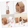 ARTIBETTER 45pcs Handheld House Shaped Paper Candy Boxes for Parties Weddings and Christmas Multi-Purpose Treat Holders Beautiful Design view 3