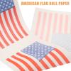 2 rolls Funny Novelty Supple Household Paper Napkin Day Tissue Party Themed Pattern Bathroom Napkins Flag for Toilet Independence Favors July Decorations Home Of with view 2