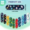 BBTO 300 Pcs 10 Styles Cartoon Bandages Adhesive Flexible Colorful Cute Bandages Waterproof Breathable Protect Scrapes and Cuts for Who Always Has a Boo-Boo(Stylish Style) view 2