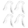 FOMIYES 4pcs Eyeglass Nose Support Pads Anti-Skid Silicone Nose Cushion for Comfortable Wear for Glasses and Sunglasses Design with Non-Color Changing Material view 1