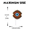 18pcs Glitter Dessert Cupcake Topper Cheer for Eye Theme Decor Supplies Boys Girls Men Women Happy Birthday Party Decoration view 4