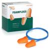 Glove Station Disposable Ear Plugs, 100 Pairs  Corded Foam Ear Plugs for Sleeping & Noise Reduction, Individually Wrapped, 26dB NRR, Hi-Viz Orange, Hearing Protection for Work & Travel view 1