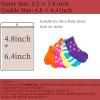 Funnyleaf 100 PCS Holographic Resealable Mylar Holographic Bags Food Storage Smell Proof Bags with Front Window Packaging Pouch for Cookies Sample Jewelry Snack, 5.51x7.88 Inch view 4