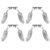 FOMIYES 4Pcs Silicone Eyeglass Nose Pads Non-Slip U Shaped Accessories for Glasses Sunglasses and Daily Use - Adjustable Anti-Slip Nose Support Grips view 1