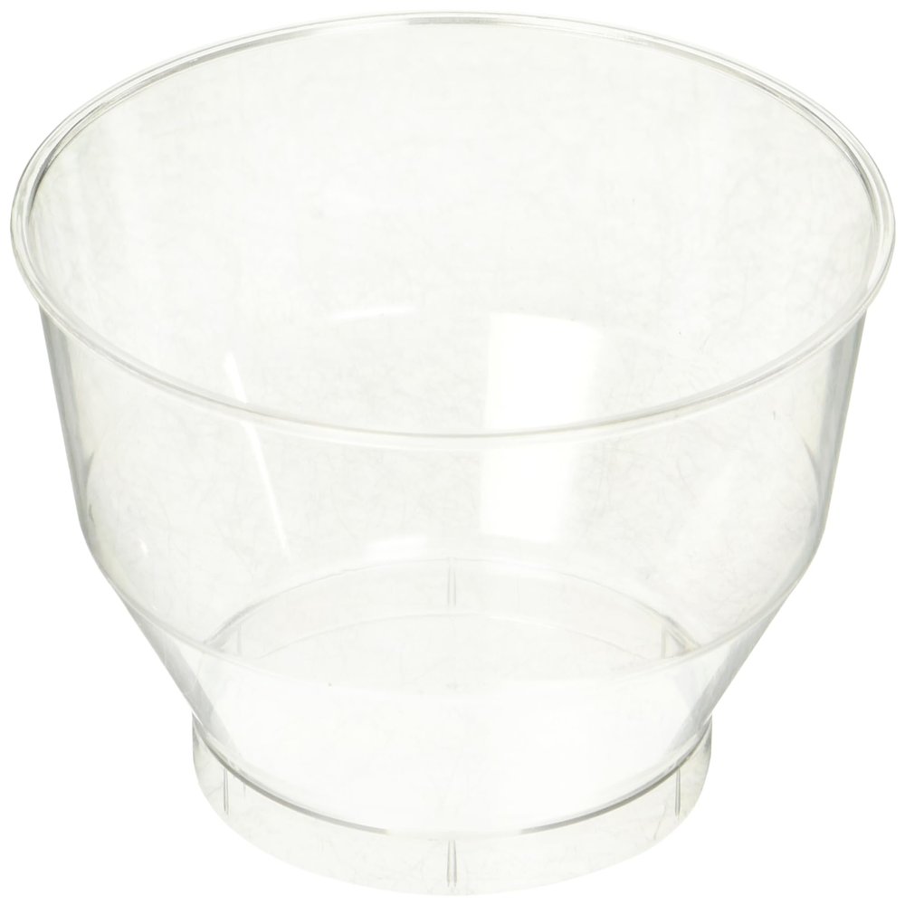 Bluesky Trading MiniWare Clear Stackable Bowls With Lids (6 Oz.) - Pack Of 6 - Sleek Design, Perfect for Meal Prep, Snacks, & Food Storage