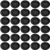 230 Pcs Latex Finger Cots Disposable Protective Finger Latex Gloves Fingertip Thumb Protectors for Finger Tips for Electronic Repair, Handmade, Industrial Apply, Black view 2