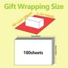 Bobobag 100 Sheets 20"X14" Red Tissue Paper Bulk for Gift Bags Wrapping Paper,Christmas Weddings Birthday Showers Arts Craft Party Favor Decoration view 2