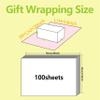 Bobobag 100 Sheets 20"X14" Pink Tissue Paper Bulk for Gift Bags,Valentins Gift Wrapping Weddings Birthday Arts Craft Party Favor Decoration (Pink) view 2
