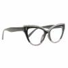 willochra sexy Reading Glasses for Women Blue Light Blocking Cat eye Computer Rhinestone Fashion Reader Eyeglasses (black, 3.75, multiplier_x) view 4